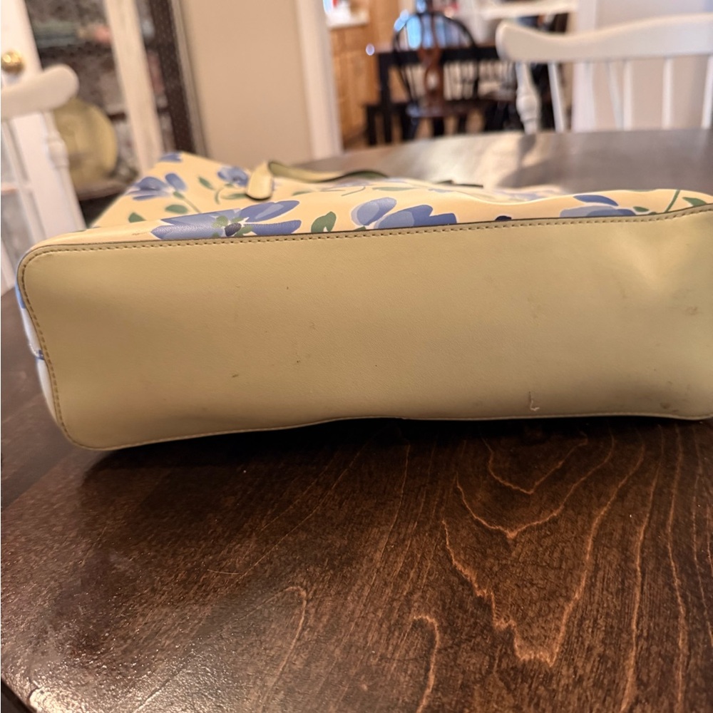 Kate Spade Blue and Green Floral handbag - Picture 3 of 5